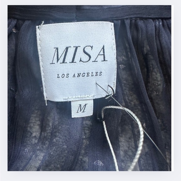 NWOT MISA Los Angeles “Gracie” Tie-Neck Blouse – Size M - Picture 6 of 8